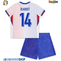 Maglie da calcio Francia Adrien Rabiot #14 Seconda Maglia Bambino Europei 2024 Manica Corta (+ Pantaloni corti)